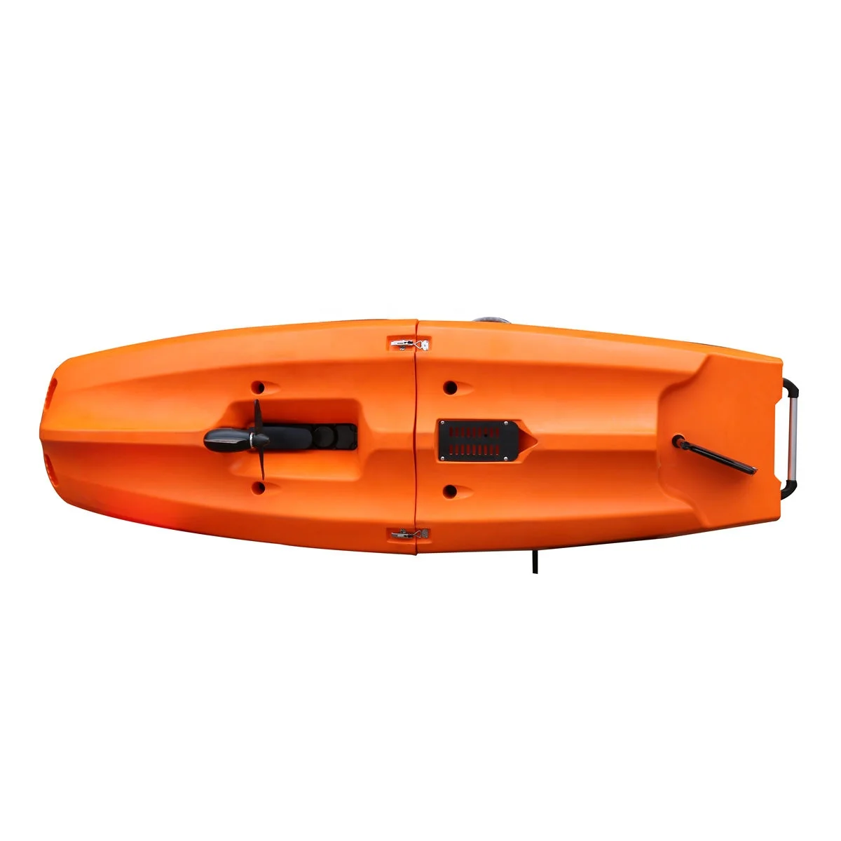 Kayak da pesca modulare Vicking Kayak a pedale con elica singola a 2 sezioni Facile da trasportare e trasparente con materiale Lldpe
