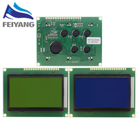 128*64 DOTS LCD module 5V blue screen 12864 LCD with backlight ST7920 Parallel port LCD12864