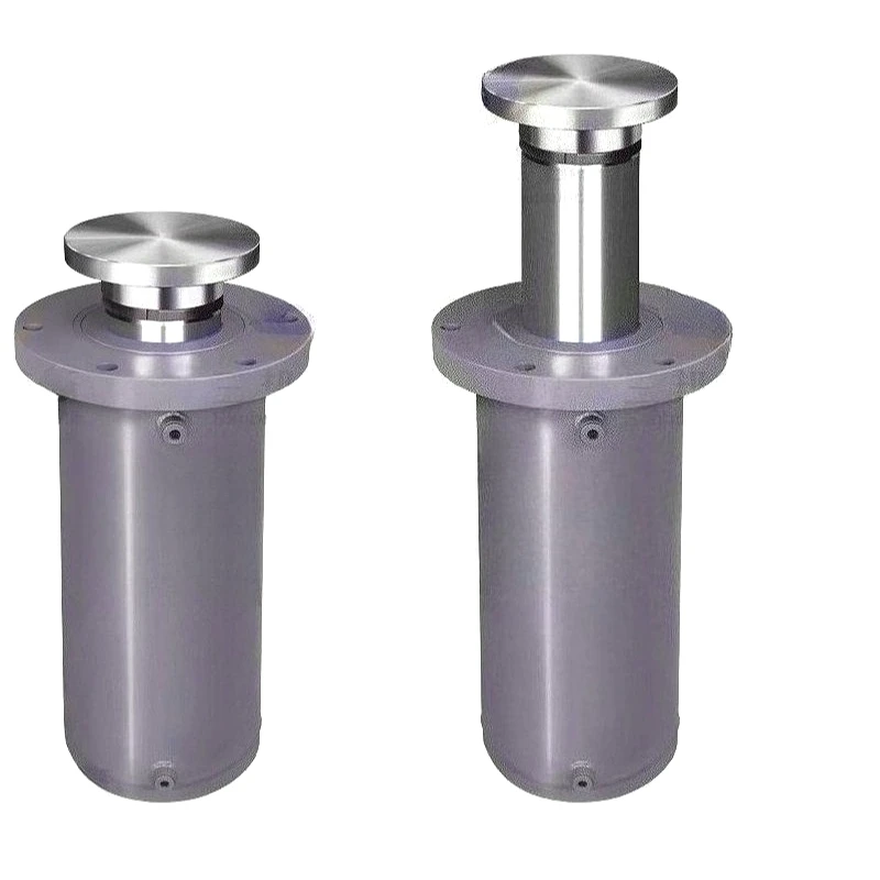 High-Pressure 120T Hydraulic Cylinder - 220mm Bore Double-Acting with Upper Flange - for Press & Baler Equipment