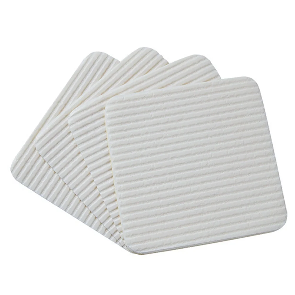 

8 Pcs The Tape Anti-slip Floor Mat Stickers Carpet Patch Non-slip Blanket White