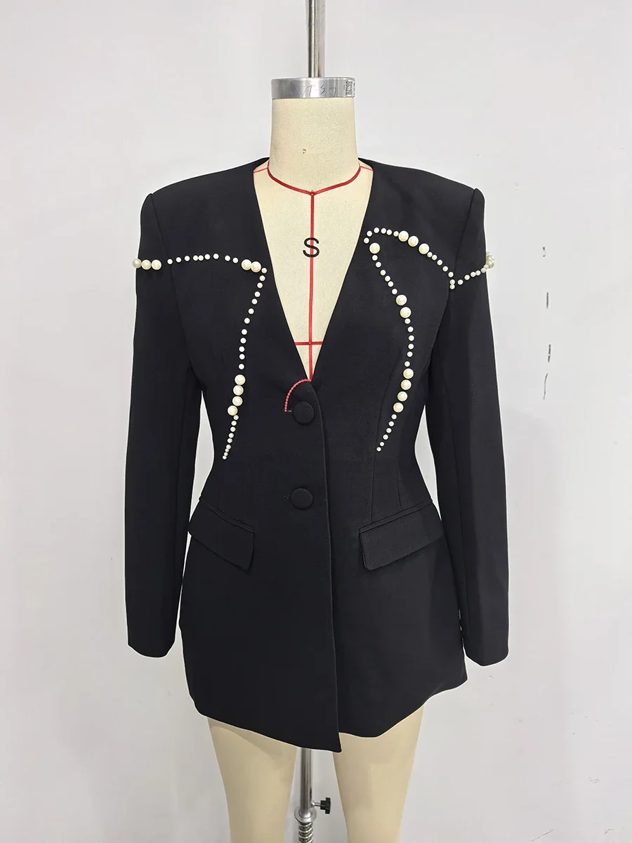 TWOTWINSTYLE Premium Black Bla - Women Formal Wear With Black Blazer 评论和价格