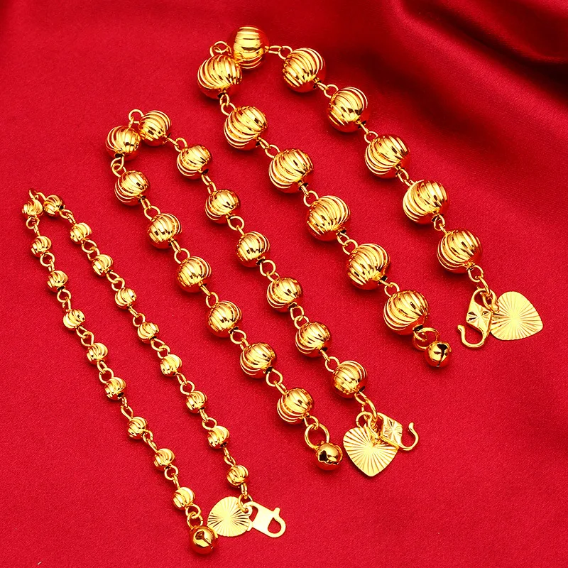 

Gilded Iridescent Watermelon Bracelet | Translucent enamel with color gradient, 3D beads, shimmering for standout looks