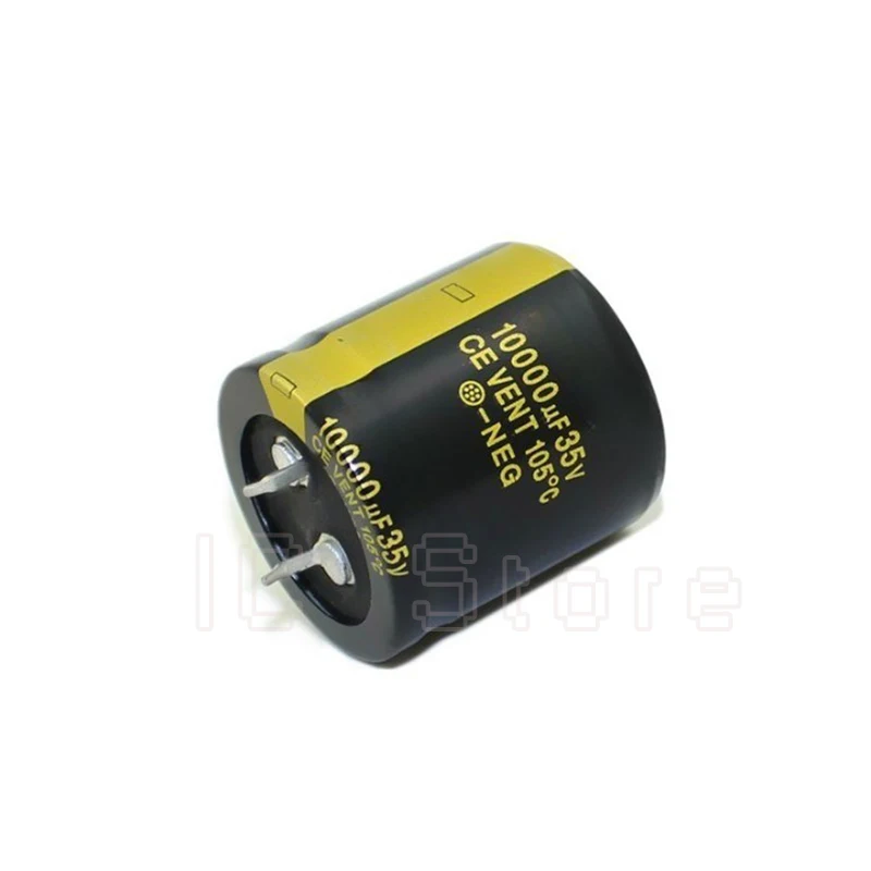 5PCS 35V 10000uf ตัวเก็บประจุ ESR ต่ําสูงความถี่ 30x30 มม.35V10000uf อลูมิเนียม Electrolytic Capacitor อะแดปเตอร์เสียง 30*30