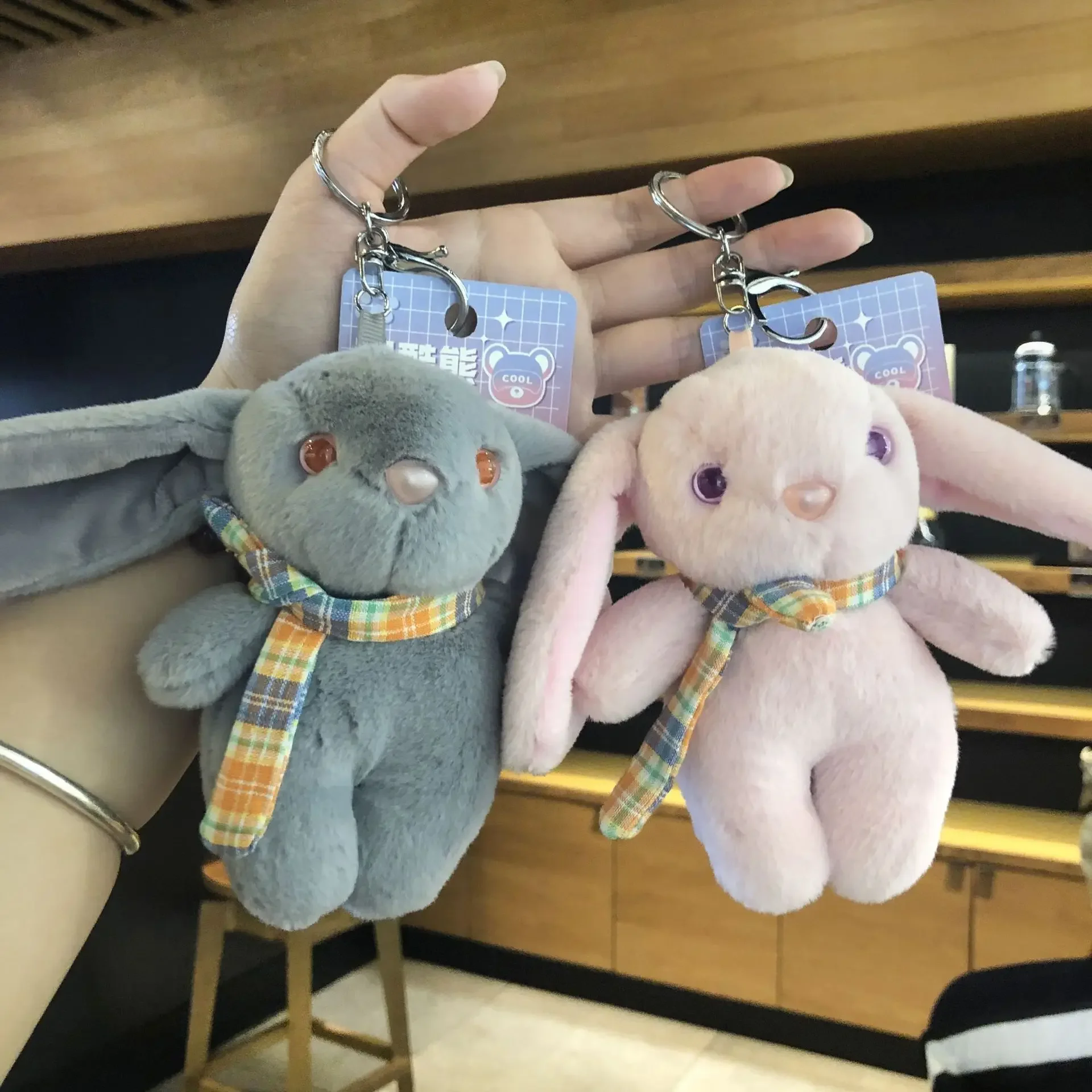 

Creative Cartoon Rabbit Keychain Accessories Cartoon Doll Keychain Pendant Soft And Delicate Keychain Birthday Gift Fashion Gift