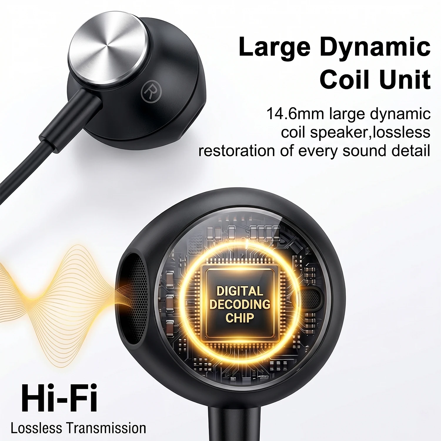 Wired Headphones USB Type C Hi - Wired Earphone Mic review and price