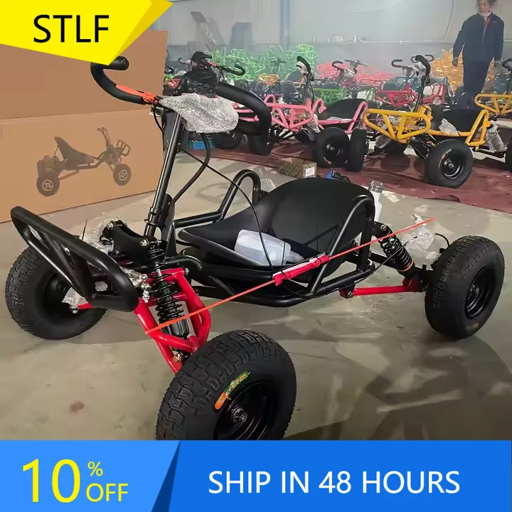 

STLF4inch 90CC Petrol-Powered Kart Engine Off-Road Racing Top Speed 65Mph Suitable for Backyard Play and Off-Road Riding