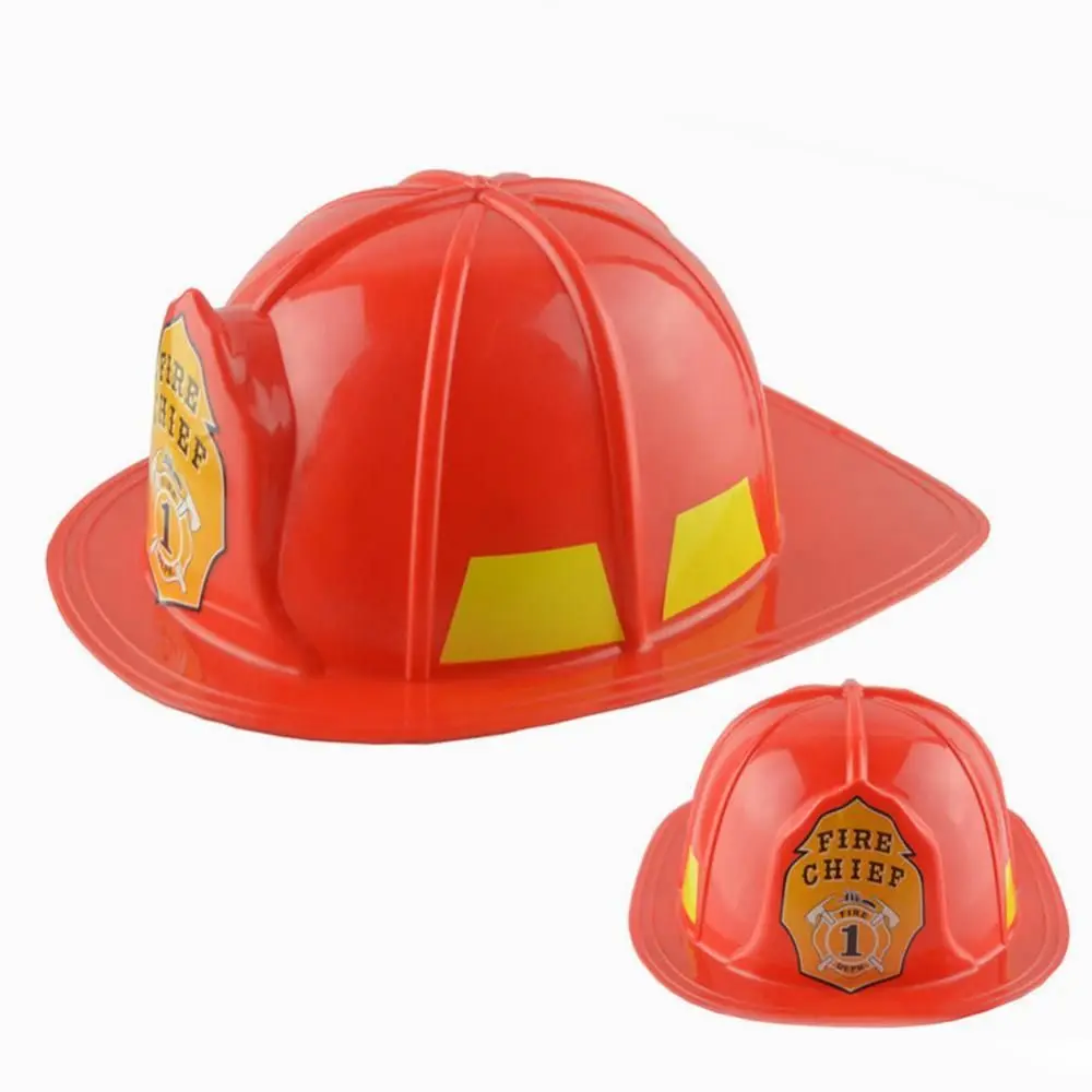 Chapéu de Bombeiro de Simulação, Ajustável, de Plástico, para Maquiagem e Segurança, Interativo