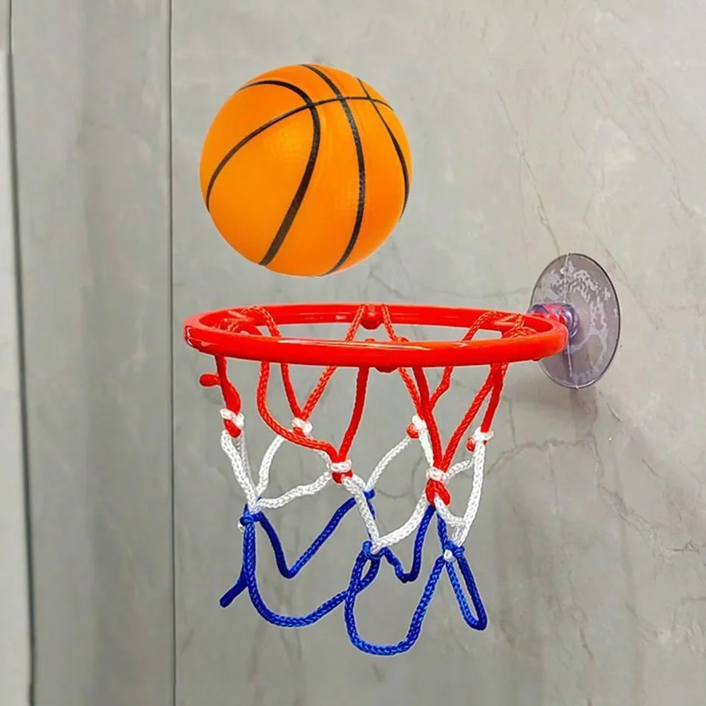 Pequeno conjunto de basquete coordenado pulso bola elástica de borracha sólida exercício das crianças jogo de mesa de tiro brinquedo