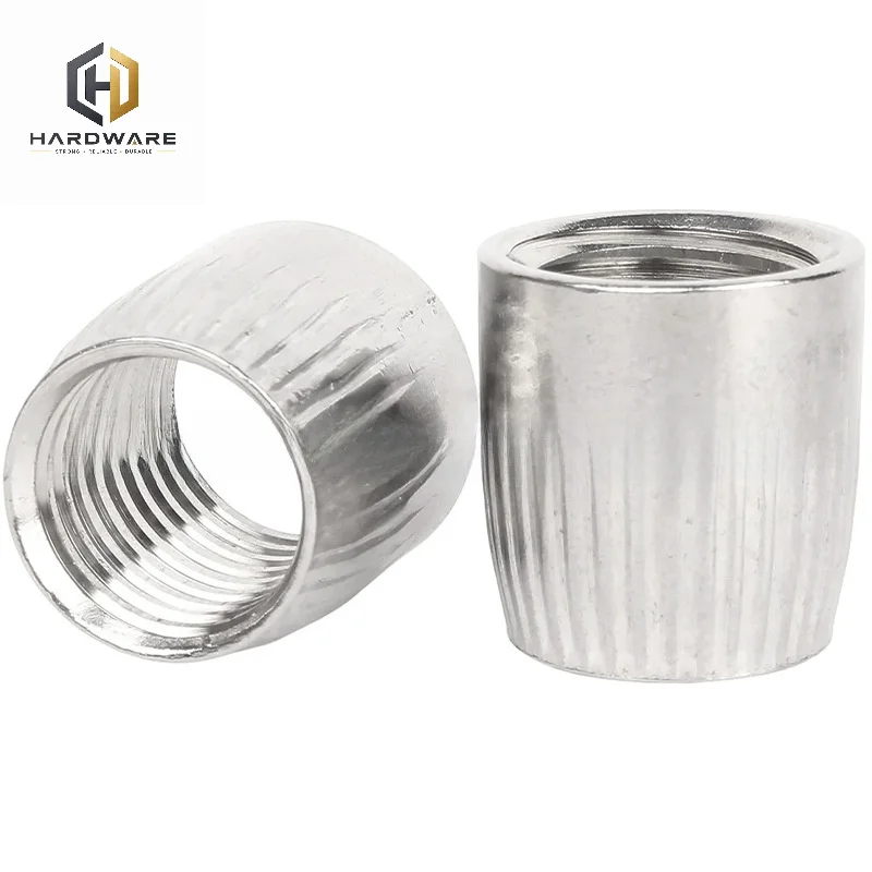 3pcs 304 Stainless Steel Tapered Nuts/Conical Nuts with Knurled Internal Expansion Joints and Anti-Slip Surface