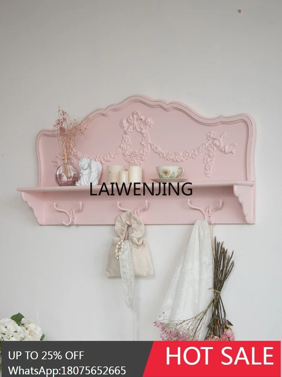 

LYN French retro rack wall baffle wall hanging storage coat rack