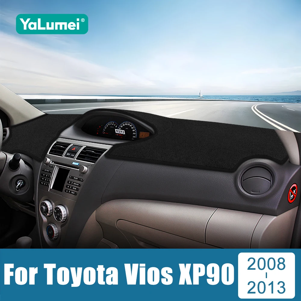 

For Toyota Vios XP90 2008 2009 2010 2011 2012 2013 Car Dashboard Cover Instrument Desk Sun Shade Mat Non-slip Pad Accessories