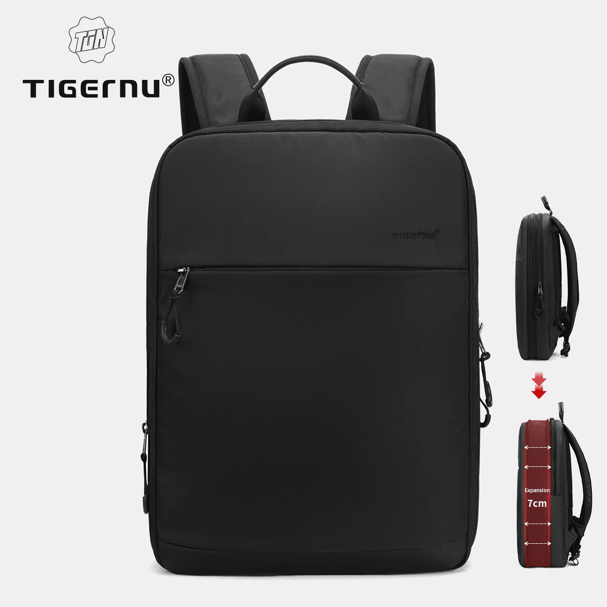 Tigernu Expandable Backpacks For Men For Women 14-15.6inch Laptop Backpack Bags For Girls Travel Backpack Mochila Thin Backpack