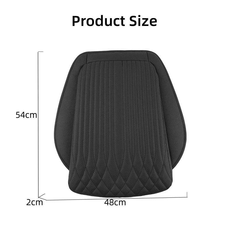 2023 New Car Seat Cushion Breathable Leather Commercial Vehicle Non-slip Support Pad Luxury Car Interior Seat Styling Mat