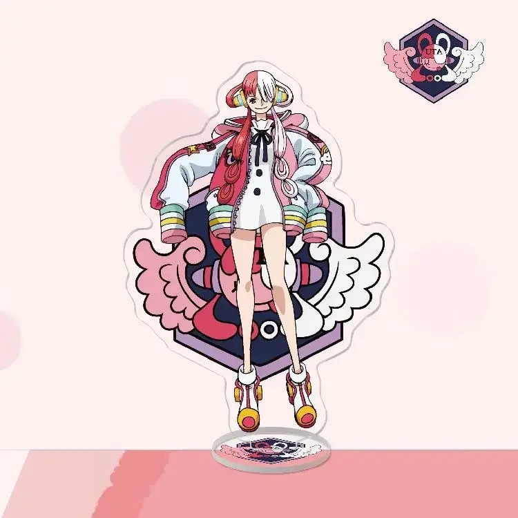 Modelo de soporte de acrílico de película de Anime de una pieza, accesorios de colección de placa de muñeca para regalo de exposición de Cosplay, Uta roja