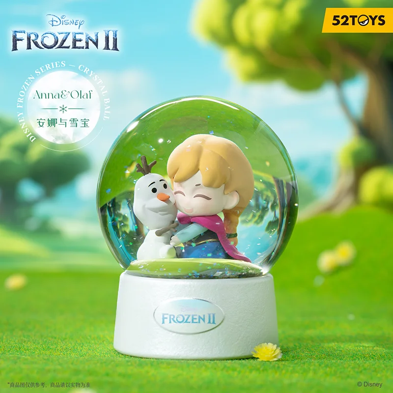 Frozen II-Serie, Kristallkugel, Blindbox, Spielzeug, 52 Spielzeuge, Sammlung, Ornamente, Dekoration, Geschenke für Jungen und Mädchen, trendiges Sammlerstück