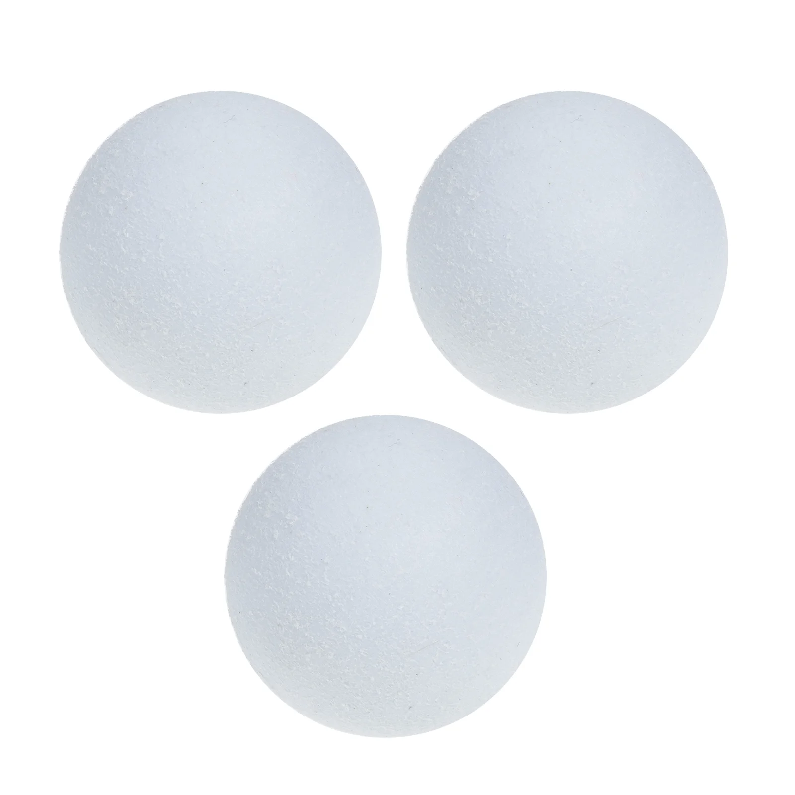 6 Pcs 36mm White Fuzzy Table Soccer Balls Portable Mini Foosball Replacement Wear Resistant Toy Game Home Decor Kid Room