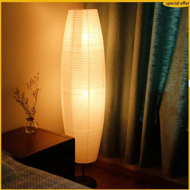 

A50I 2X Rice Paper Floor Lamp Creative Tall Lamp Living Room Decor Special Paper Stand Lights Beside Lamp Only Lampshade