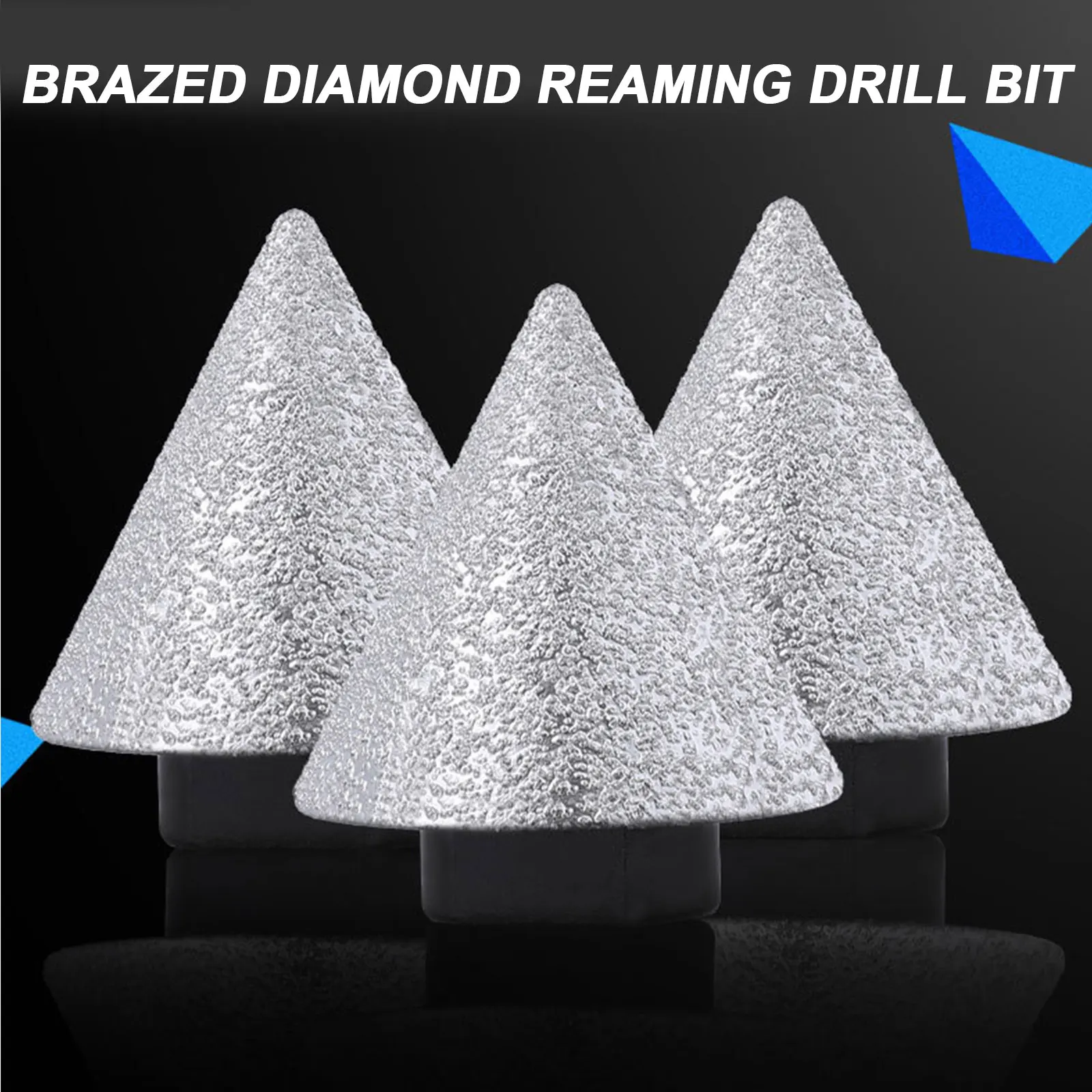 M14 Thread  50mm Diamond Chamfer Milling Bit Beveling Polishing Enlarging Ceramic Porcelain Tile Marble Granite Hole Crown Job