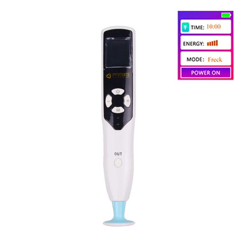 Portable Derma Ozone mole removal device Anti-inflammatory acne treatment age spot removal pen come with 7 cartridges