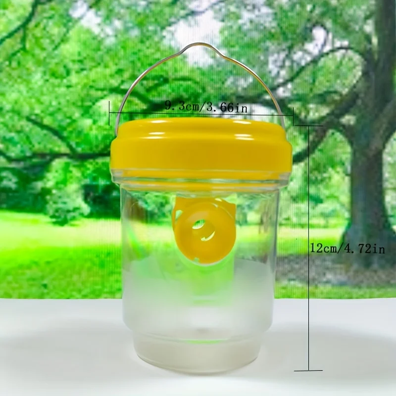 Trappole per insetti sostenibili e riutilizzabili, adatte per il monitoraggio dei parassiti negli api, giardini vegetali e trappola per mosche