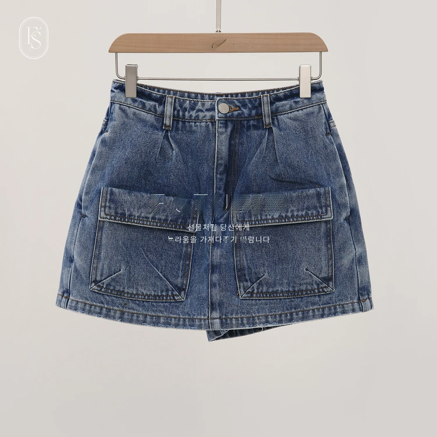 

Faionable Workwear Denim Skirt High Waist Cotton Blend Korean Sle Women's Versatile Sli Bodycon Skirt