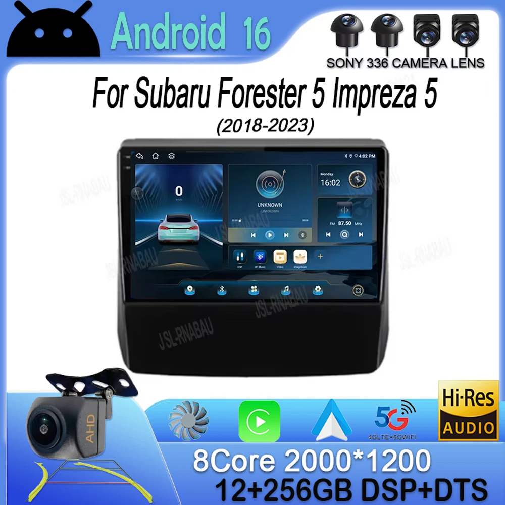 

Android 16 For Subaru Forester 5 Impreza 5 2018 - 2023 Android Car Radio Multimedia Video Player GPS Stereo CarPlay 4G Head Unit