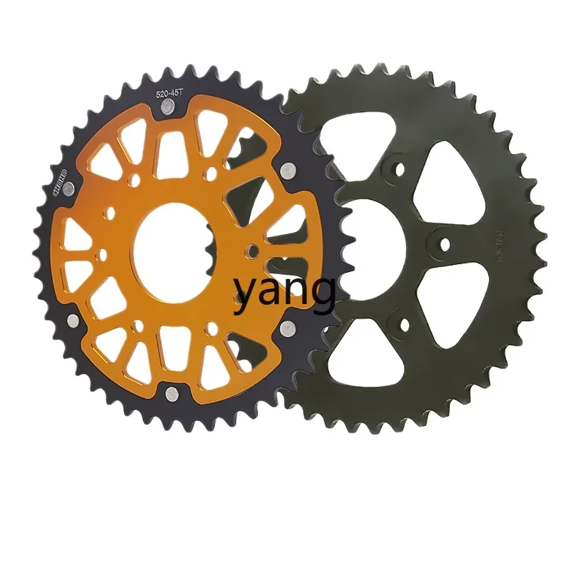 

YJQ color oil seal chain silent noise reduction sprocket tooth plate three-piece set