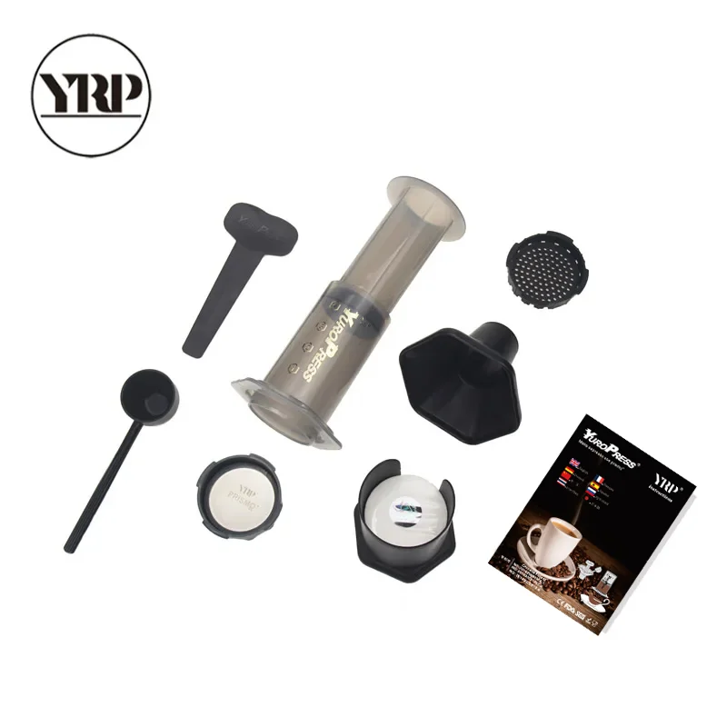 Espresso Coffee Maker Portable French Aero Press barista tools Coffee Pot Air Press Drip Coffee Machine Filters Paper 64mm350pcs