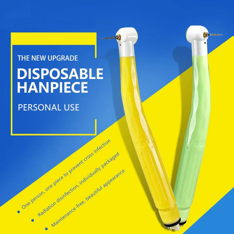 2 Pcs Dental Anti-infection Disposable Handpiece 2/4 Holes Single Water Spray Personal Use Dntist Tool New Upgrade