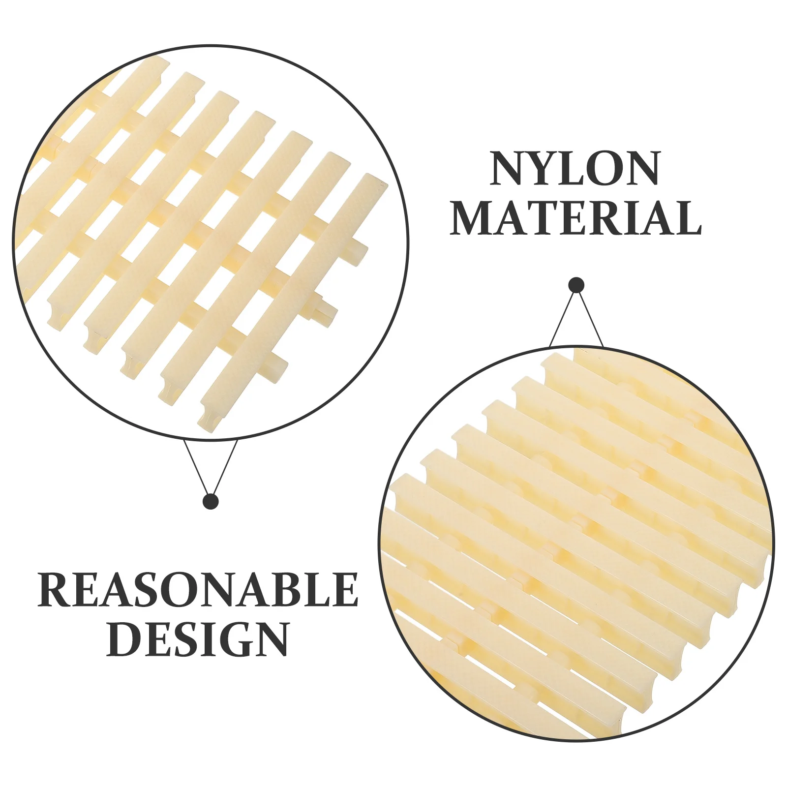 

20M Non Slip Overflow Grating Durable Plastic Drainage Trench Cover Interlocking Puzzle Mat Safety Grate Replacement