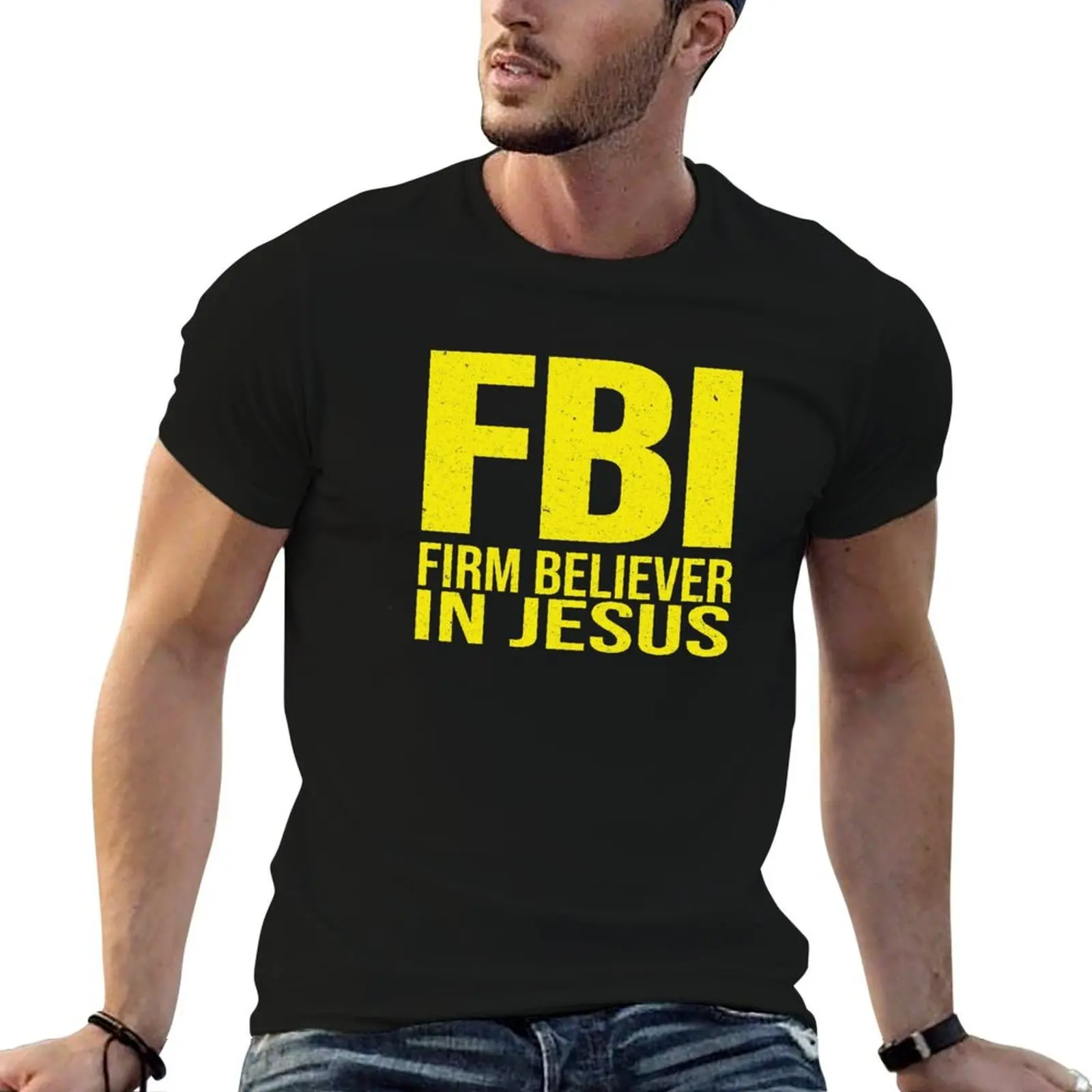 

Firm Believer In Jesus Christian Faith Believer Gift T-Shirt t shirt man plain t shirts for man graphic tees T-Shirt