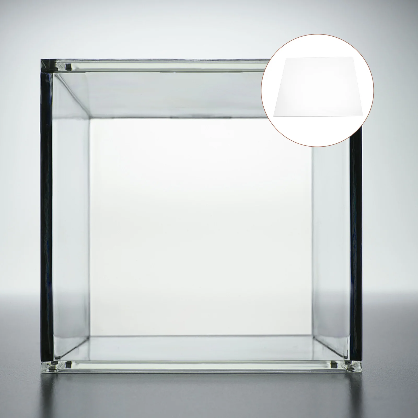 

2Pcs Durable Acrylic Sheets Transparent DIY Board Easy Installation Display Box Panels Crafting Projects Acrylic Sheets