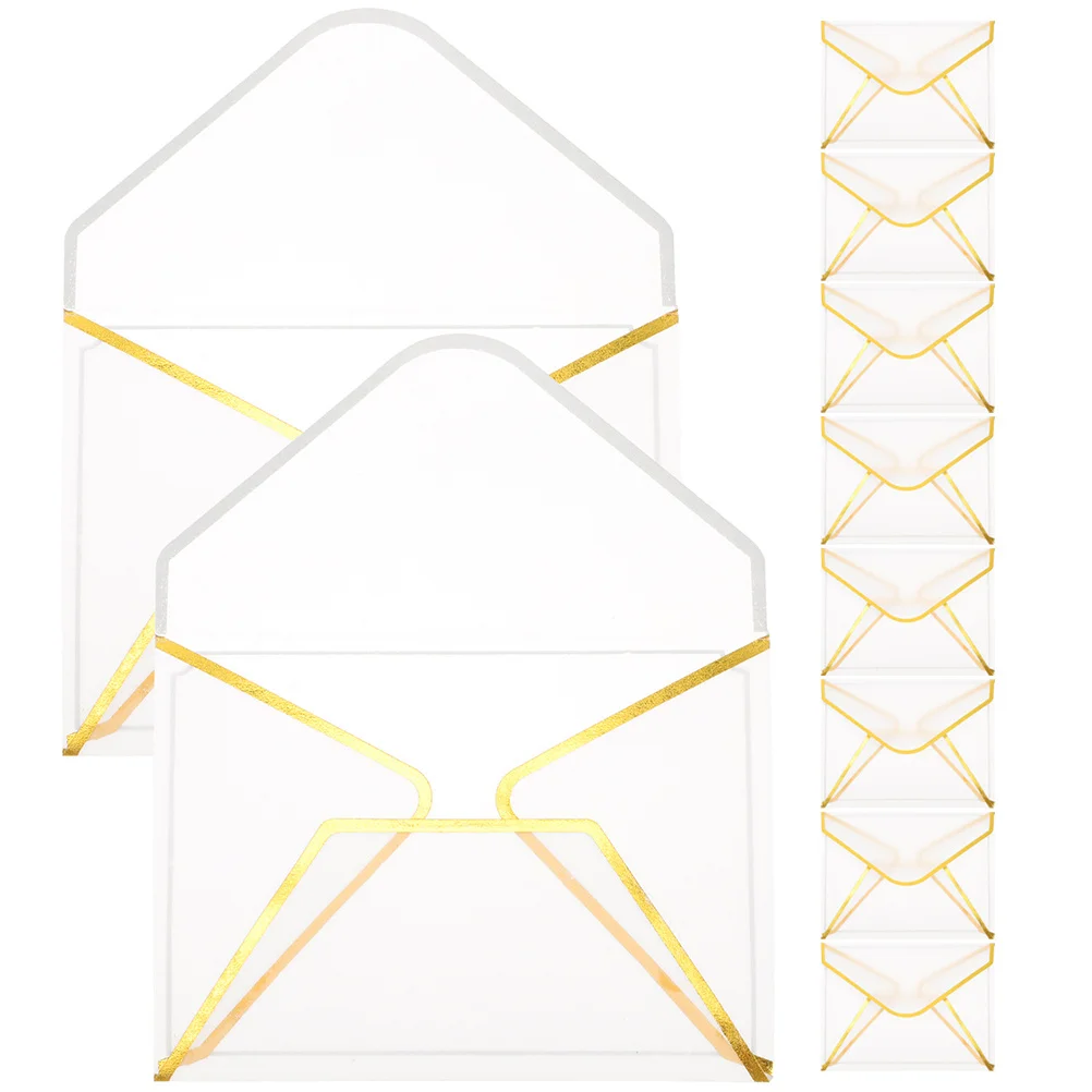 10 stuks retro doorschijnende envelop wit 6x9 inch voor bruiloft uitnodigingskaarten geschenkopslag lege enveloppen praktische duidelijke brief