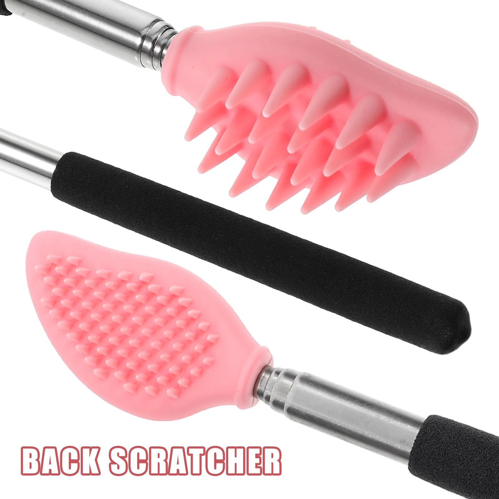 

Portable Back Scratching Tool Lightweight Comfortable Non-Slip Grip Telescoping Back Scratcher for Adults Itchy Relief