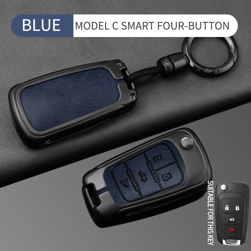 Key Fob Case Cover For Buick Encore Lacrosse Skylark Rendezvous Chevrolet Cruze Sonic Trax Onix Tahoe 2011