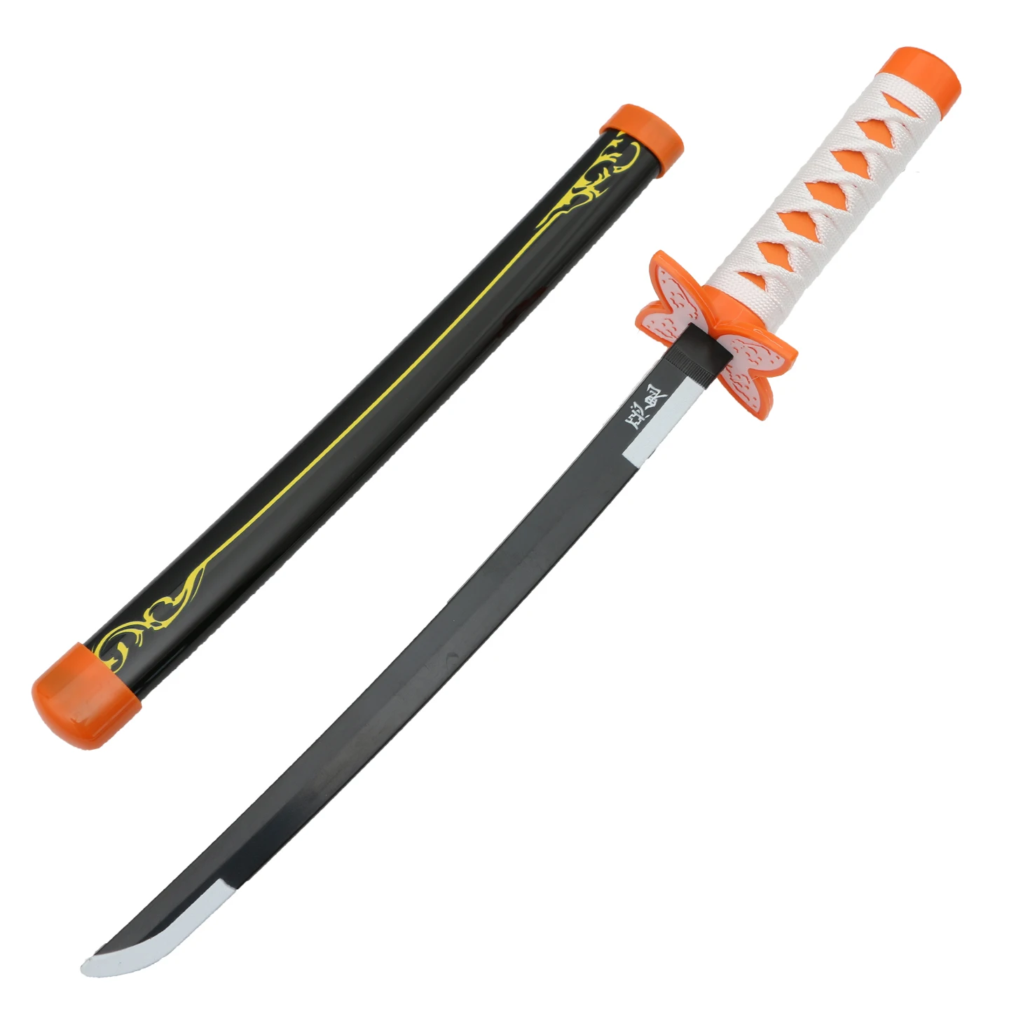 

Role Play Anime Kochou Shinobu 18inch Plastic Katana Sword Cosplay Agatsuma Zenitsu 45cm Model