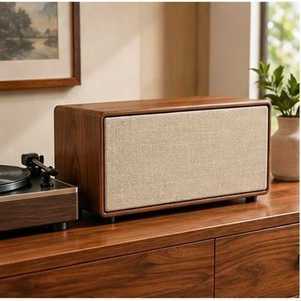 Linen Speaker Grill Cloth 57.5x19.7 Inch Beige Dustproof Vintage Acoustic Mesh Fabric Replacement for Home Stage Stereo Speakers