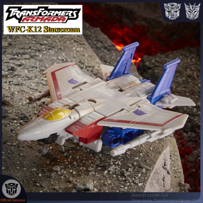 ของเล่นหุ่นยนต์ทรานส์ฟอร์เมอร์รุ่นใหม่แกะกล่อง ของแท้ รุ่น WFC-K12 สตาร์สครีม G1 จากภาพยนตร์สตูดิโอ การ์ตูน แอคชั่นฟิกเกอร์ อนิเมะ ตุ๊กตาสุดฮิต ของขวัญ