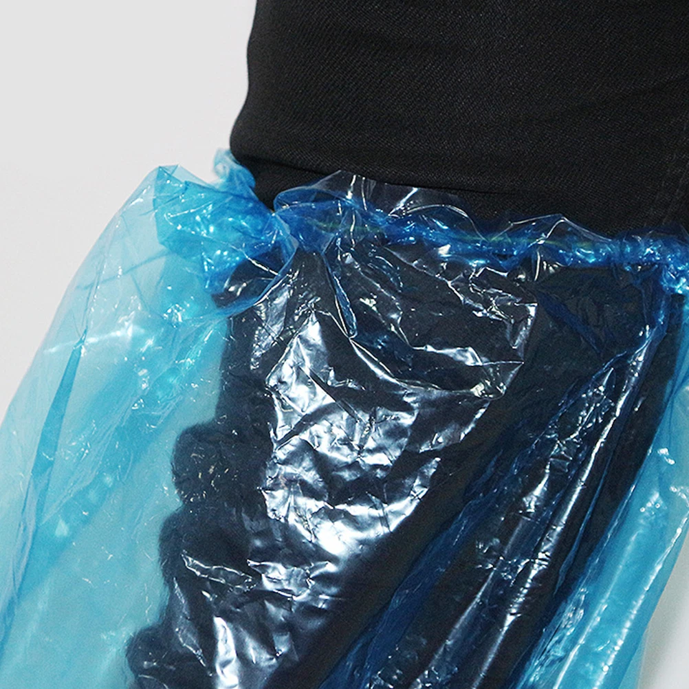 

20 Pairs Thickened Long Shoe Cover Waterproof Covers for Rain Barrel Booties Shoes