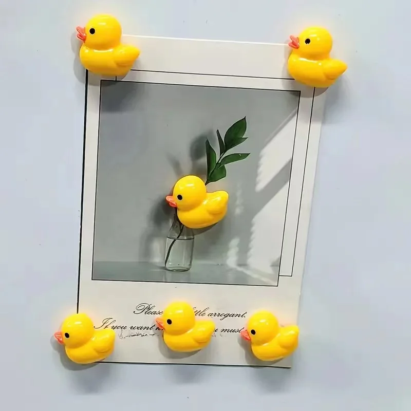 Imán para nevera con dibujos de patos, tablero de mensajes de pared para fotos, decoración de tablón de anuncios, pegatinas magnéticas, imán para decoración del hogar, 8 Uds.
