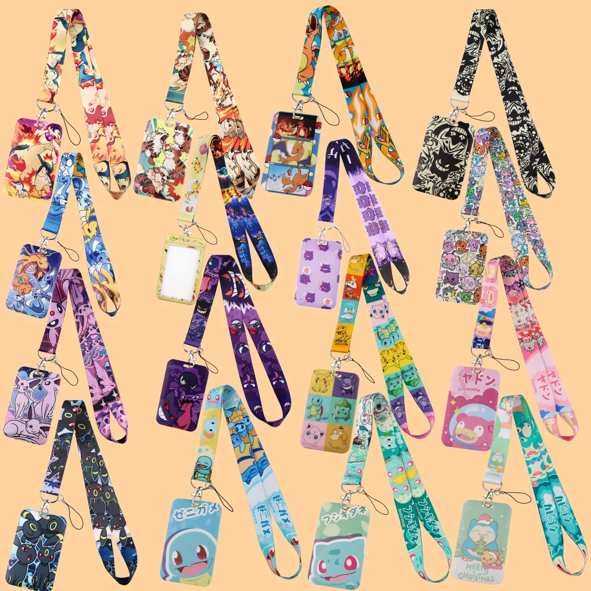 

Cartoon Anime Elf Lanyard for keys ID Card Gym Mobile Phone Straps USB Badge Holder Hang Rope Keyrings Accessories Gifts