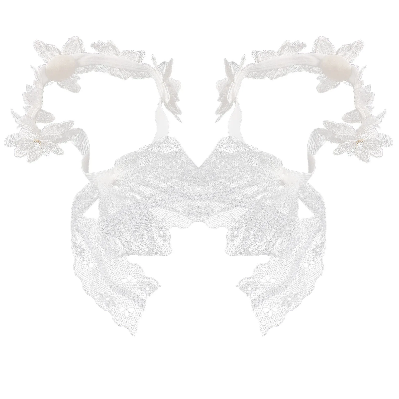 

2pcs Headband Hairband Flower Cloth Headdress Adorable Princess Hair Accessories Birthday