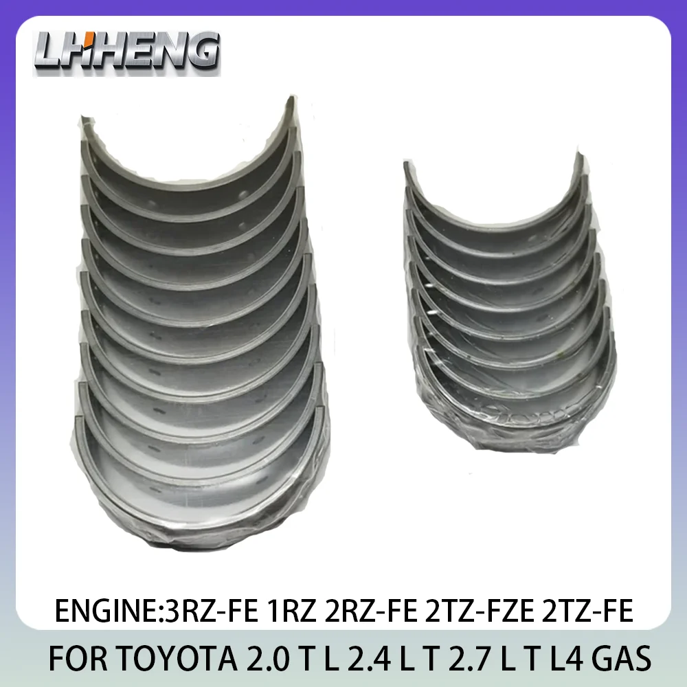 

Engine Main & Rod Bearings Kit FOR TOYOTA DYNA ESTIMA HIACE HILUX LAND 2.0L 2.4L 2.7L 2.0 L T 2.4 L T 2.7 L T L4 DOHC GAS 90-06