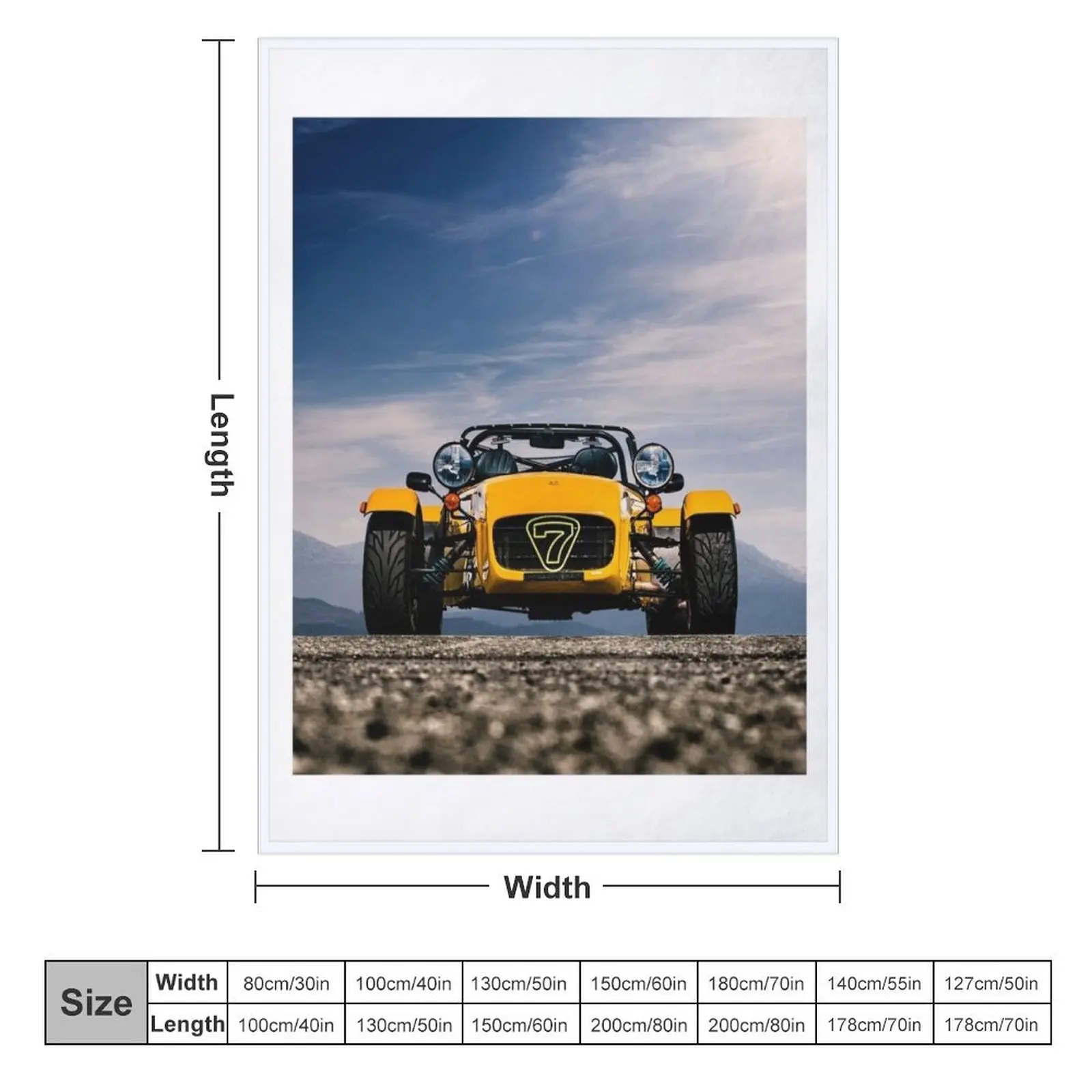 Caterham Roadsport SV Throw Blanket Decorative Beds Camping for sofa For Baby Blankets