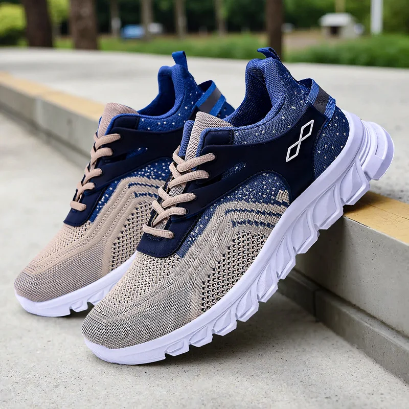

Весенне-осенняя новая мужская обувь для бега на открытом воздухе, противоскользящие кроссовки для путешествий, легкая обувь на мягкой подошве