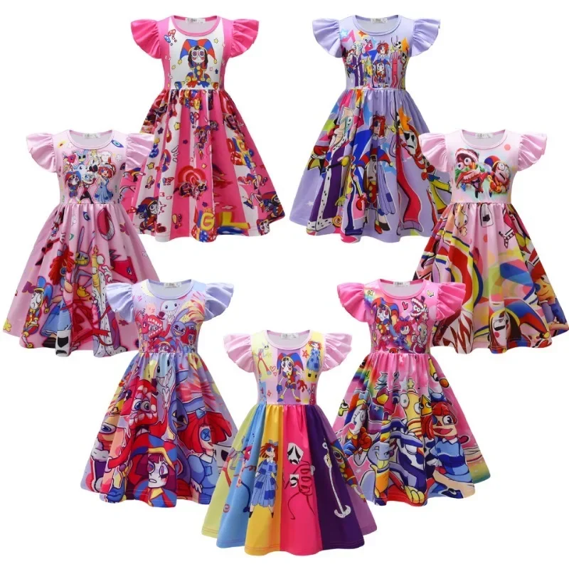 

Amazing and magical digital circus child role-playing costumes cartoon circus poni girl dress children's adult gifts