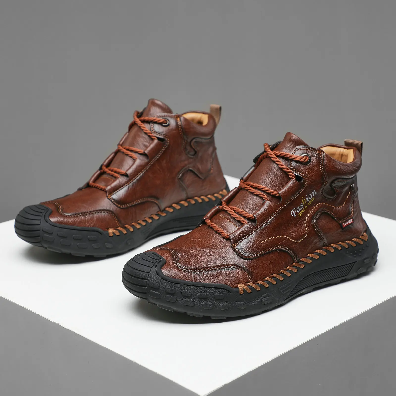 

Men's casual shoes 2025 autumn short boots independent station outdoor casual men's boots