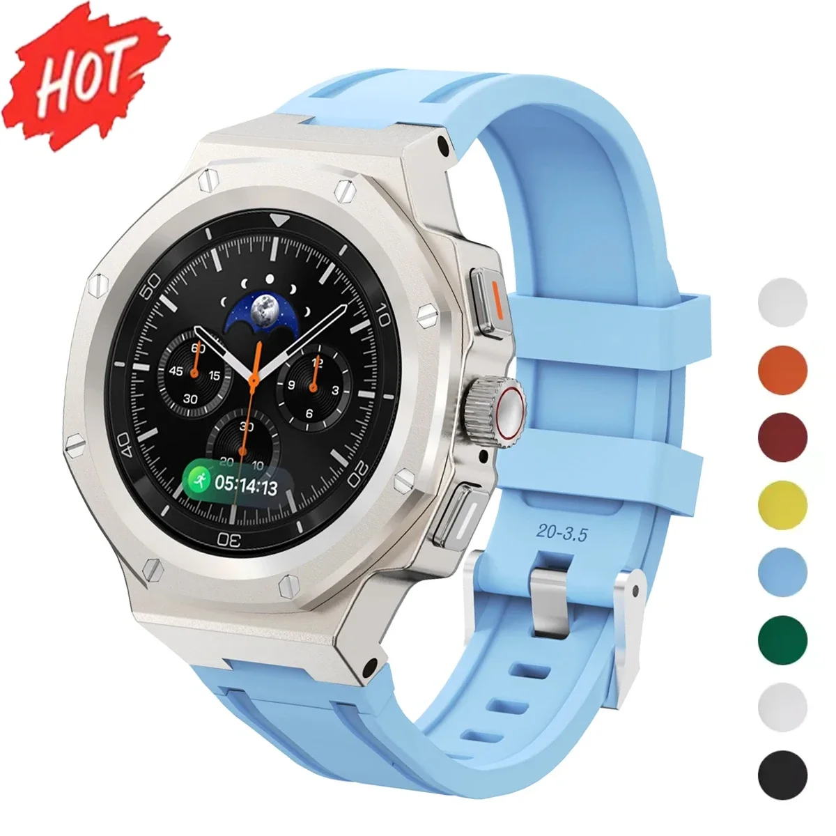 metal-case-rubber-band-for-samsung-watch-8-40mm-44mm-8classic-46mm-luxury-modification-kit-for-watch-8-refit-kit