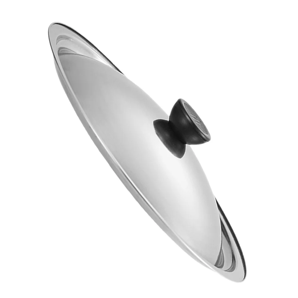 

1pcs Stainless Steel Frying Pan Lid 22Cm Thickened Replacement For Pots Skillet Wok Universal Pot Cover Cooking Kitchen