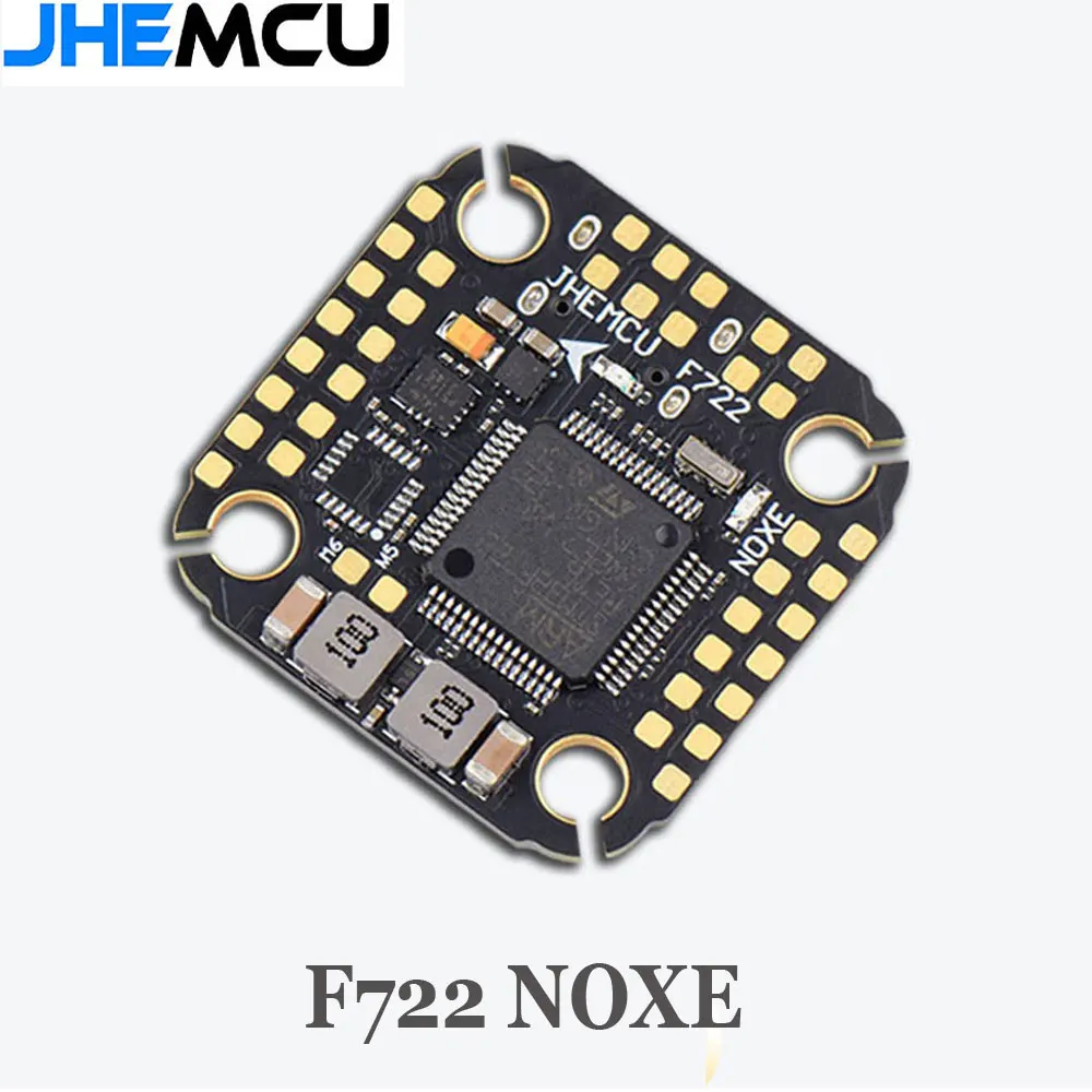 

JHEMCU F722 NOXE Flight Controller Built-in Gyro Barometer OSD 16MB BlackBox Dual BEC 3-6S 20X20mm for FPV Freestyle Drone